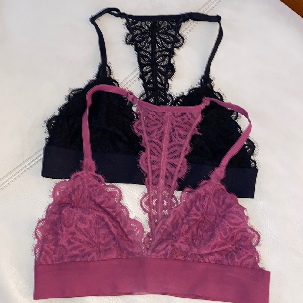 PINK set of bralettes 2